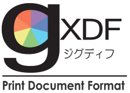 gXDF　ジグディフのロゴマーク